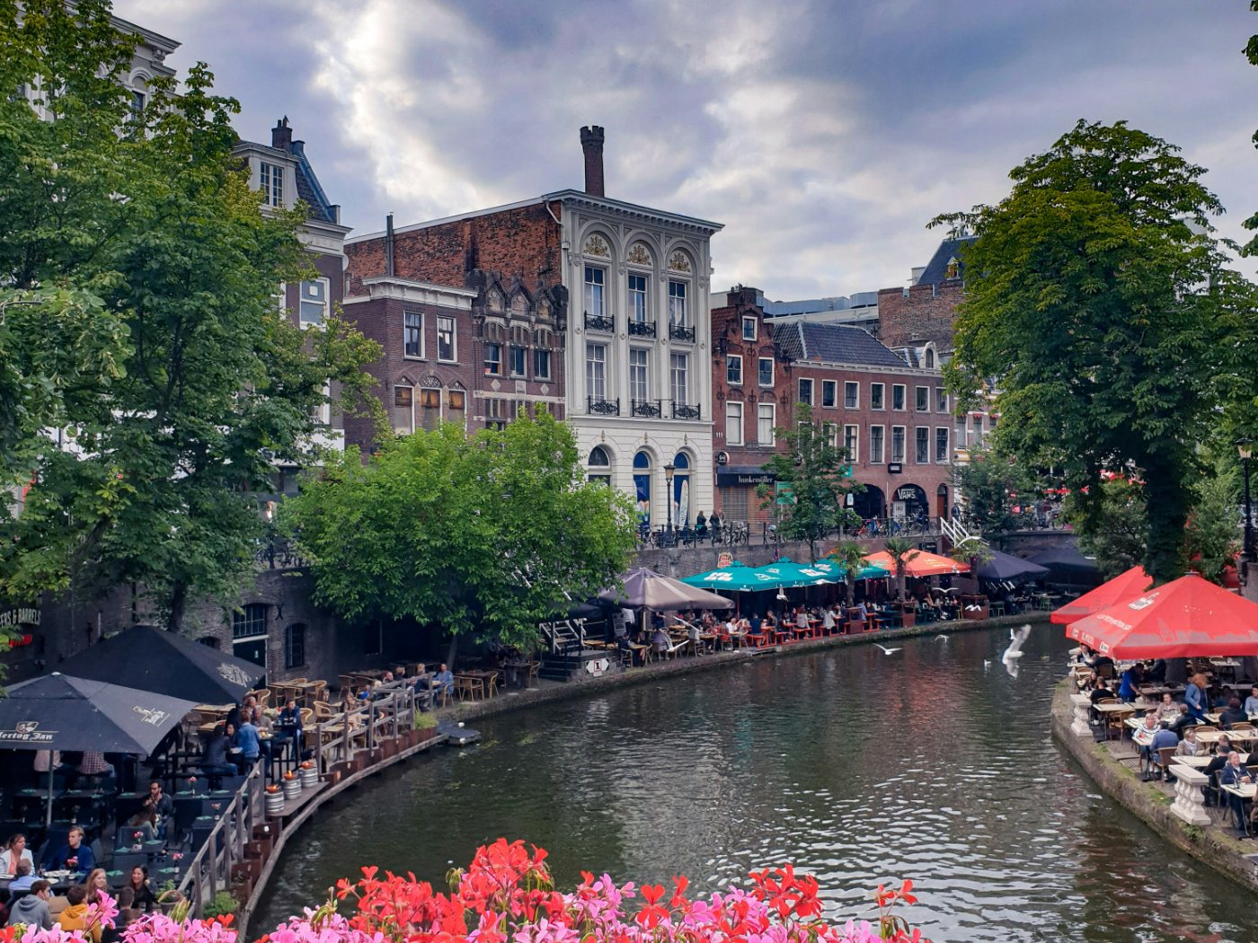 De skyline van Utrecht met de Domtoren