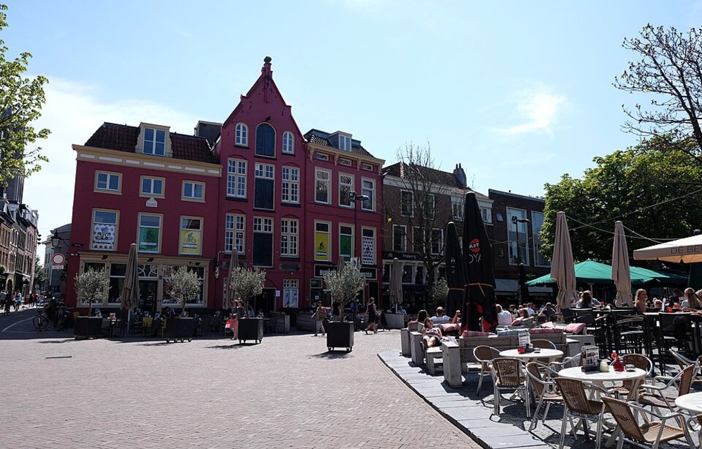 De skyline van Utrecht met de Domtoren